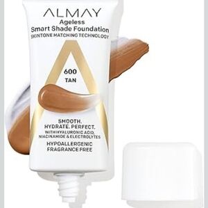 Almay Smart Shade Foundation‎ -  600 Tan 2 Tubes NEW